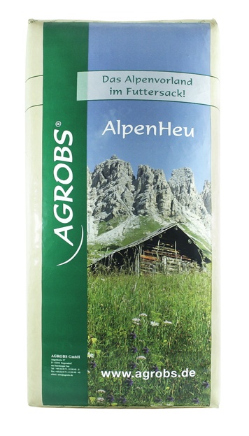 AGROBS Alpenheu – siano z alpejskich łąk dla wszystkich rodzajów koni 12,5 kg