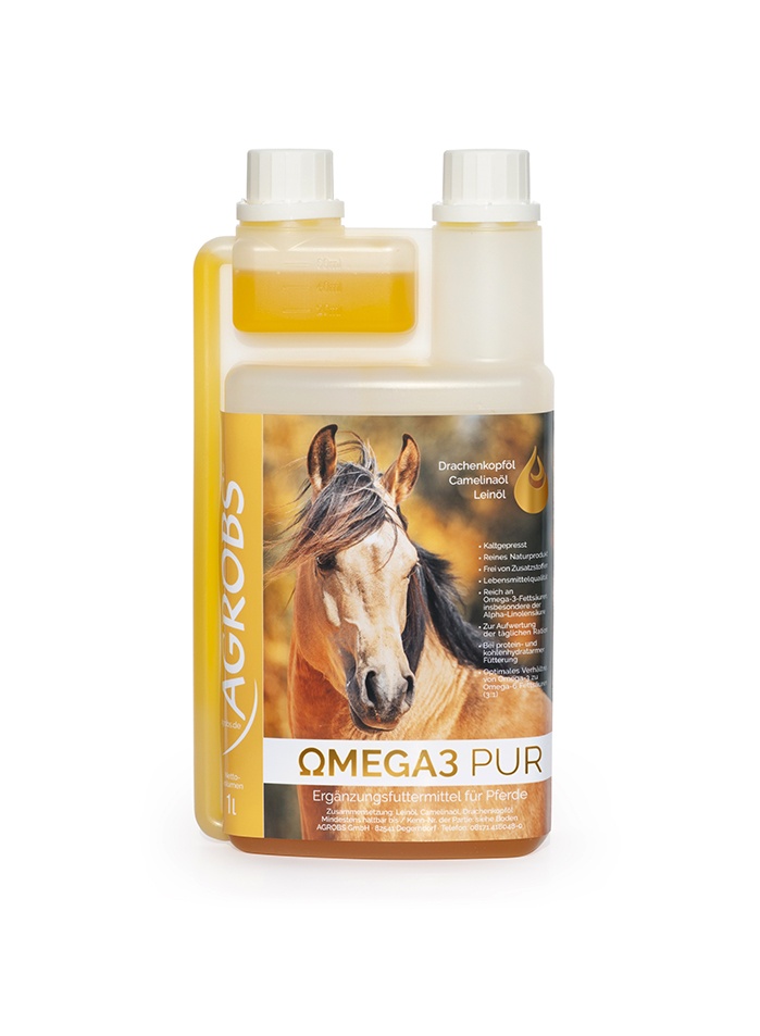 AGROBS - Omega3 PUR – odżywczy olej z Omega3 1l